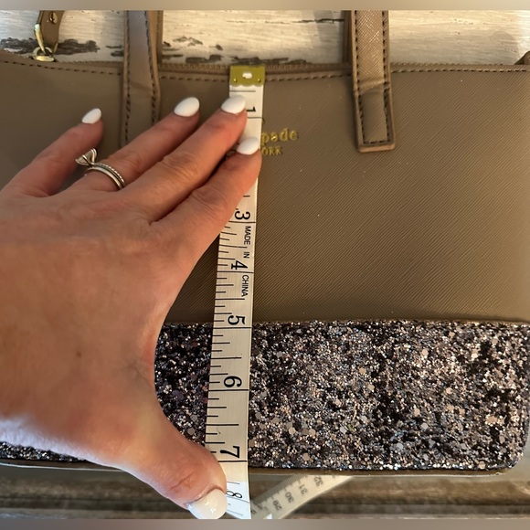 Kate Spade Greta Court Glitter Ina Satchel with wallet - Picture 12 of 13